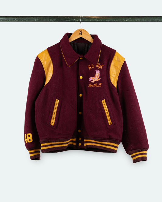 Vintage "B.C" Highschool Varsity Football Jacket