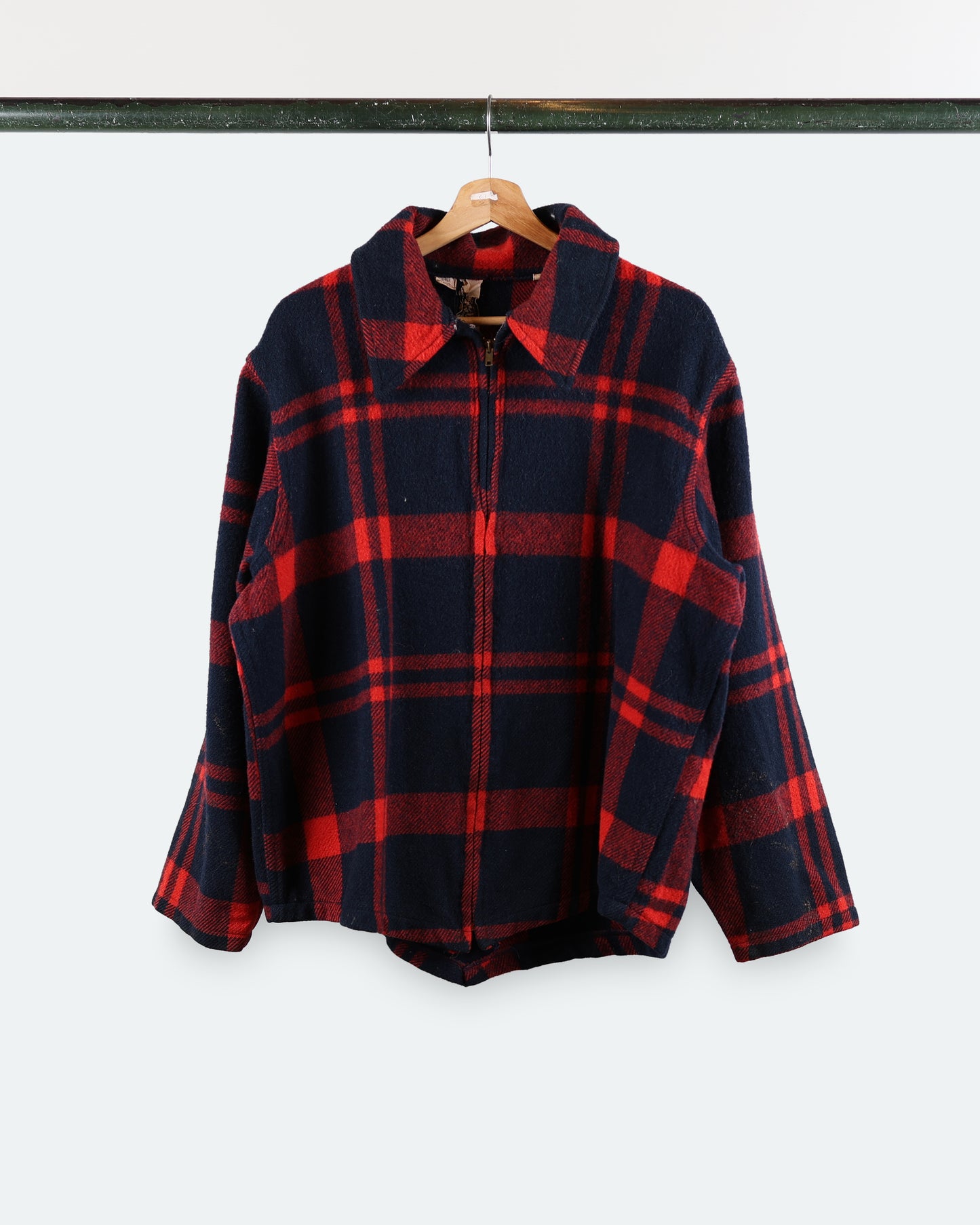70s Woolrich Black and Red Flannel