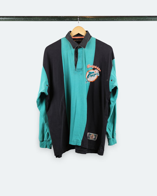 90s Dolphins Long Sleeved Polo