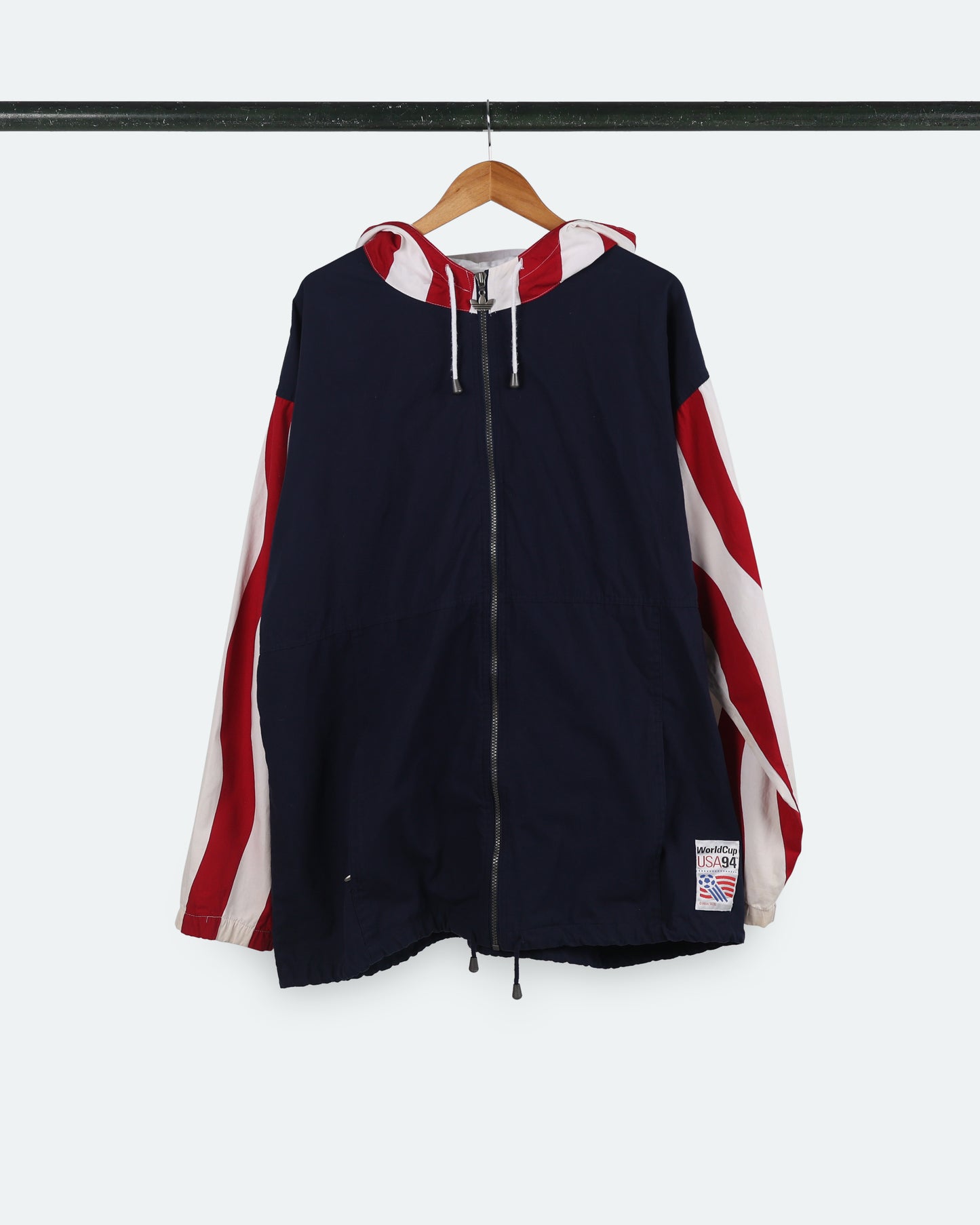 1994 Adidas USA World Cup hooded windbreaker