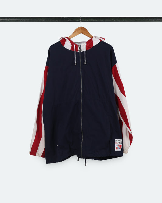 1994 Adidas USA World Cup hooded windbreaker