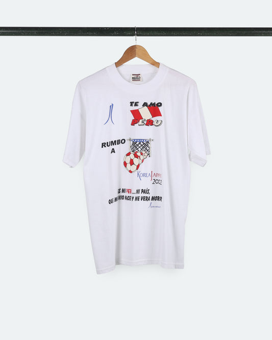 2002 Peru Korea/Japan Soccer Tee