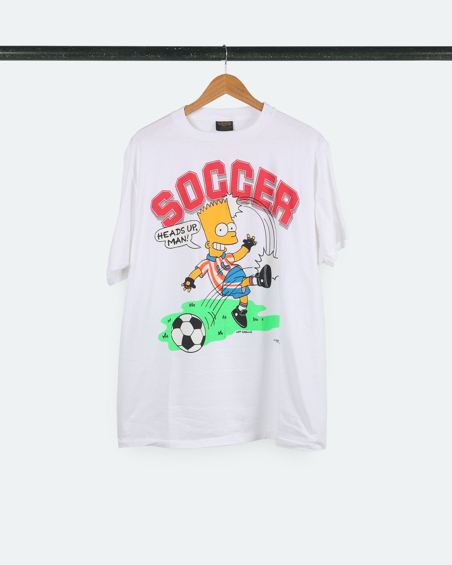 1990 Bart Simpson Soccer Tee