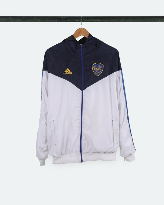Adidas Boca Juniors Hooded Windbreaker Jacket