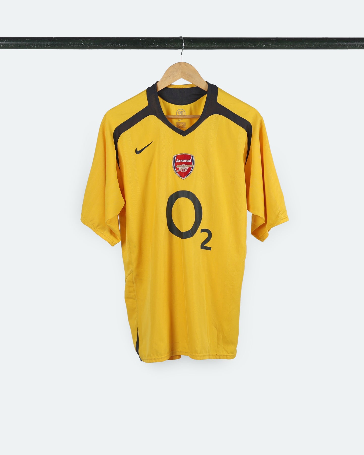 Vintage Nike Arsenal Yellow Jersey