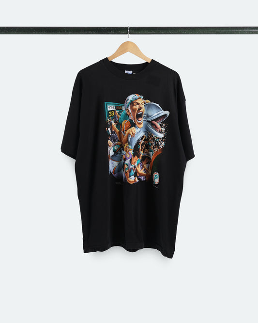 1995 Miami Dolphins Cartoon Tee