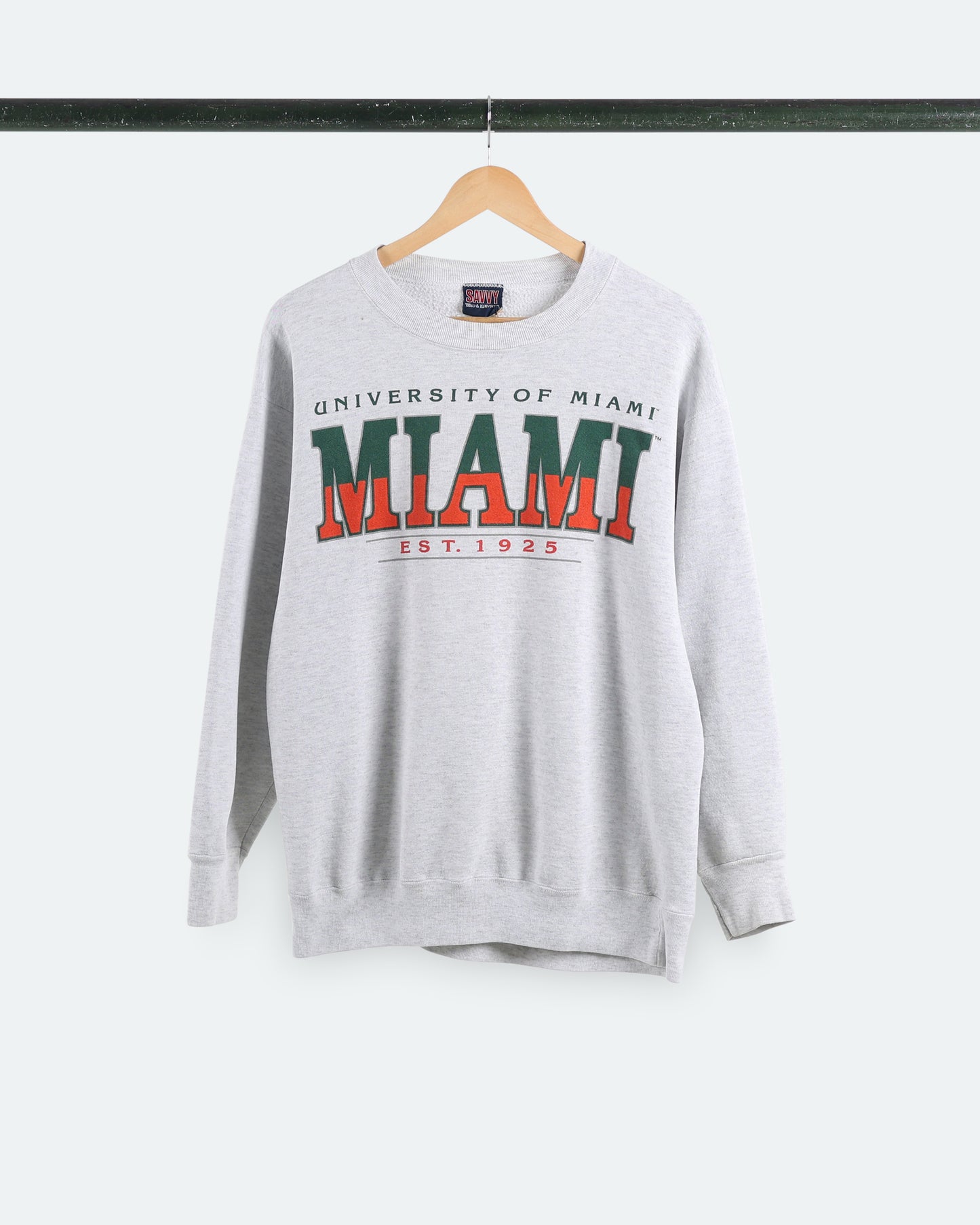 90s University of Miami Sweatshirt