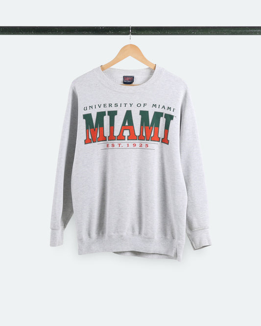 90s University of Miami Sweatshirt