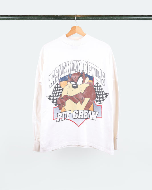 90s Taz's Pit Crew Long-Sleeve