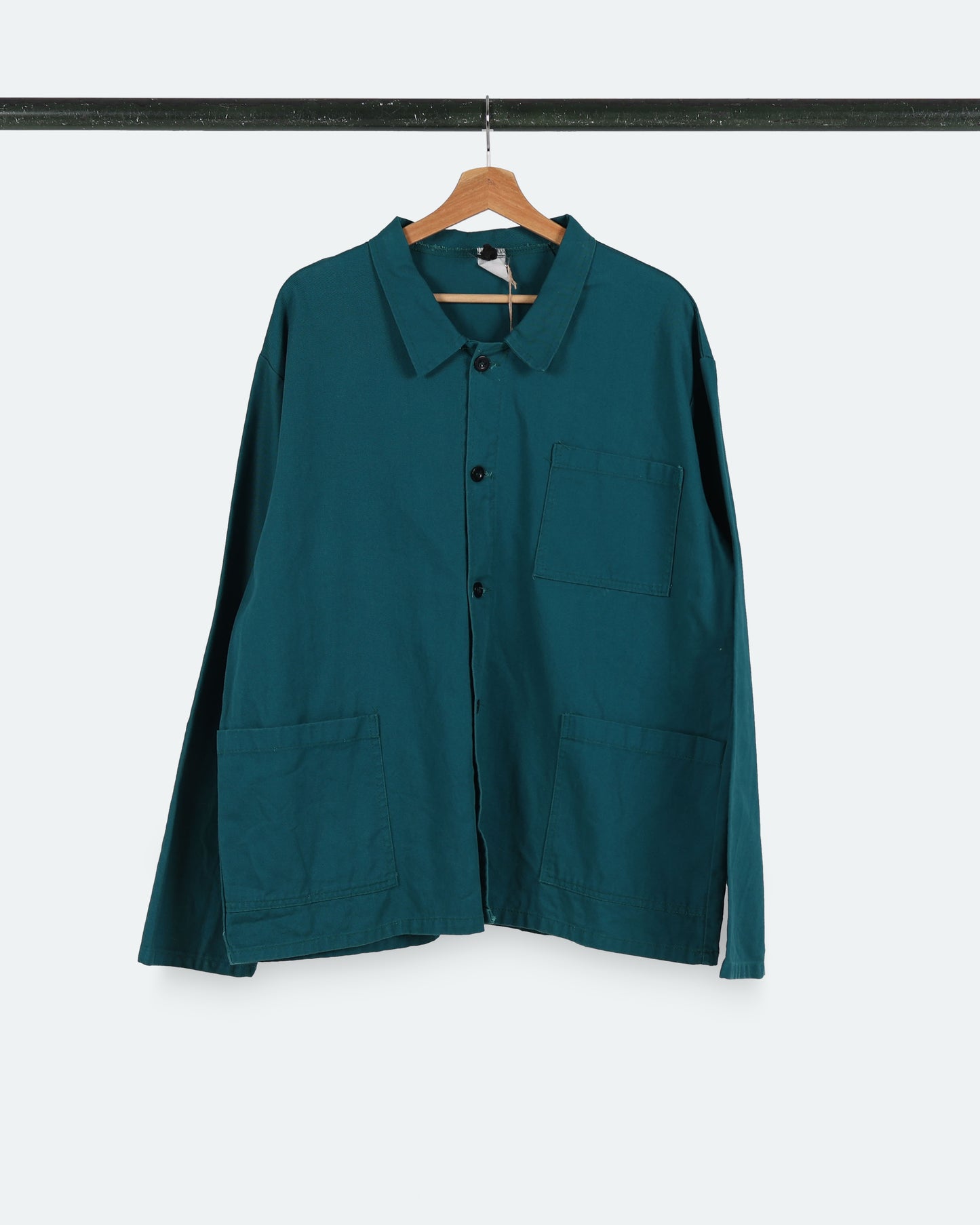 Vintage Teal Chore Workwear Jacket