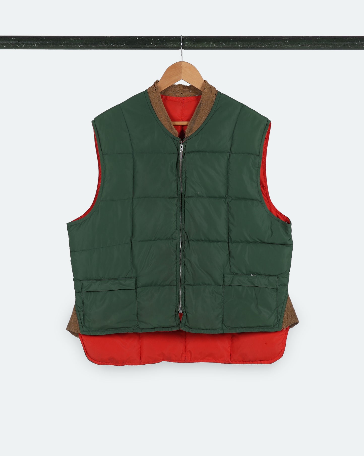 Vintage Reversible Puffer Vest