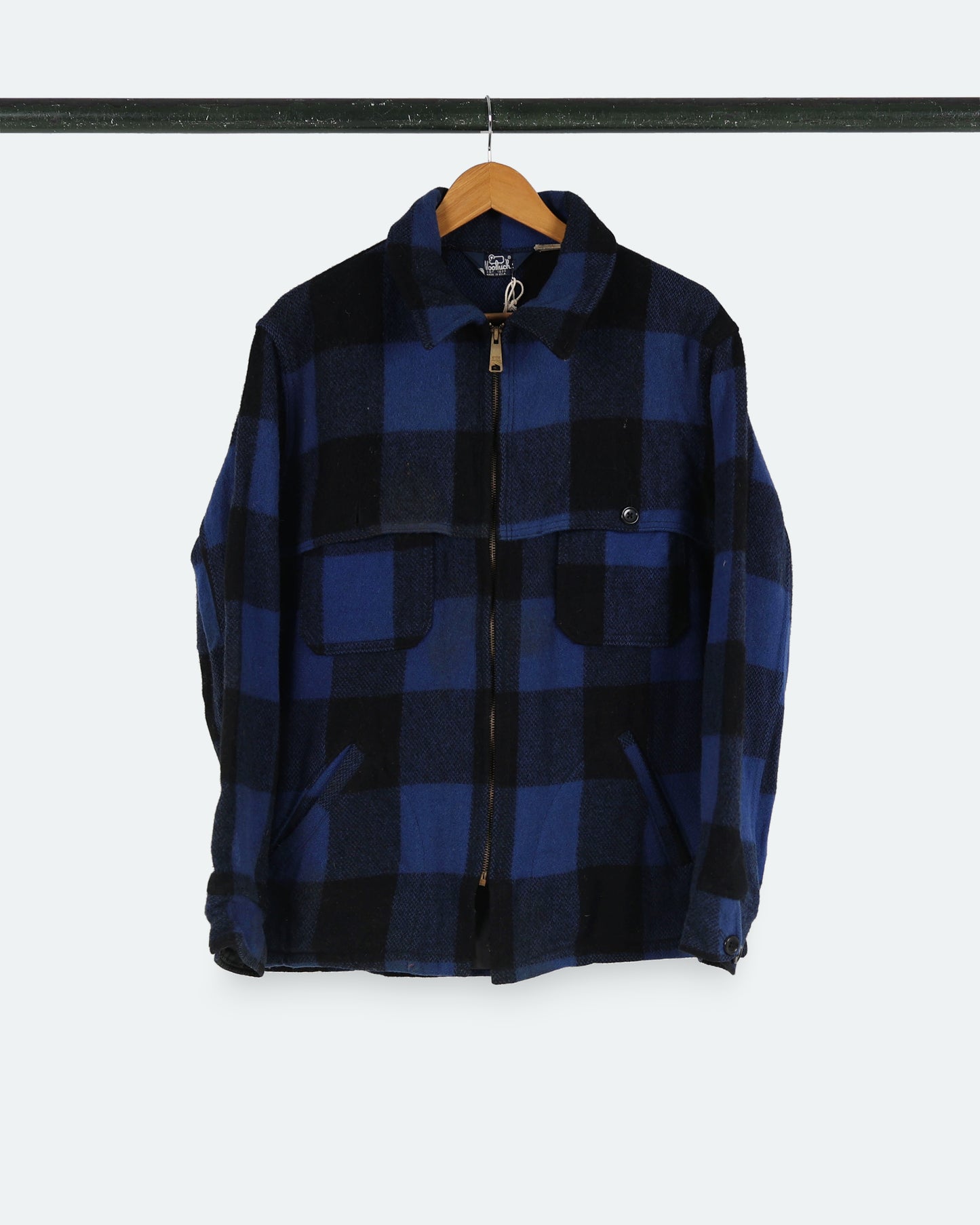 Vintage Woolrich Blue/Black Flannel