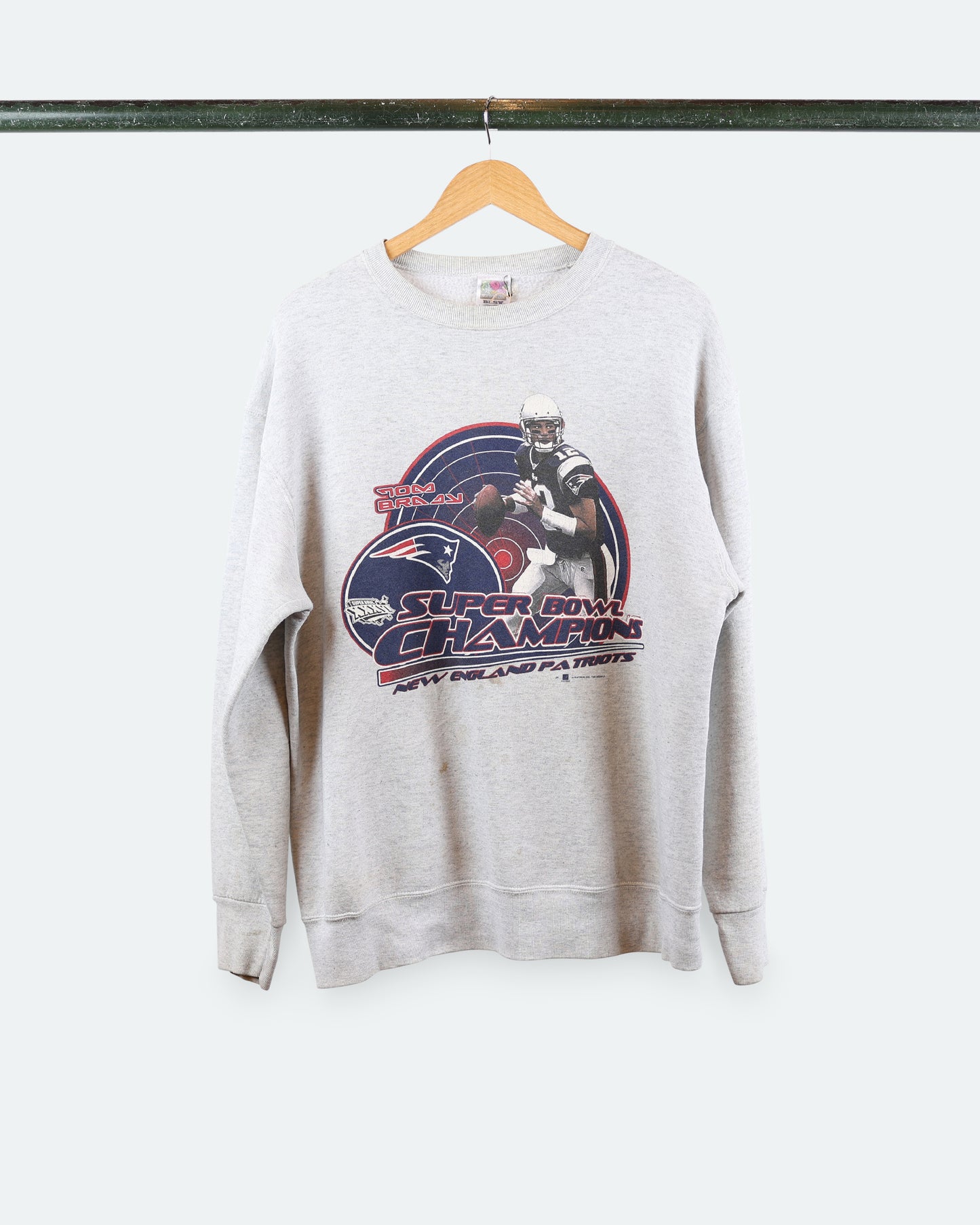 2002 Patriots/Tom Brady Crewneck