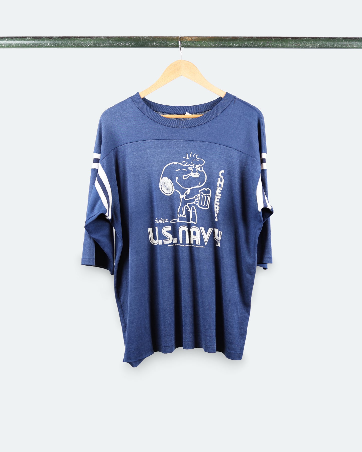 80s Snoopy x US Navy Football Tee