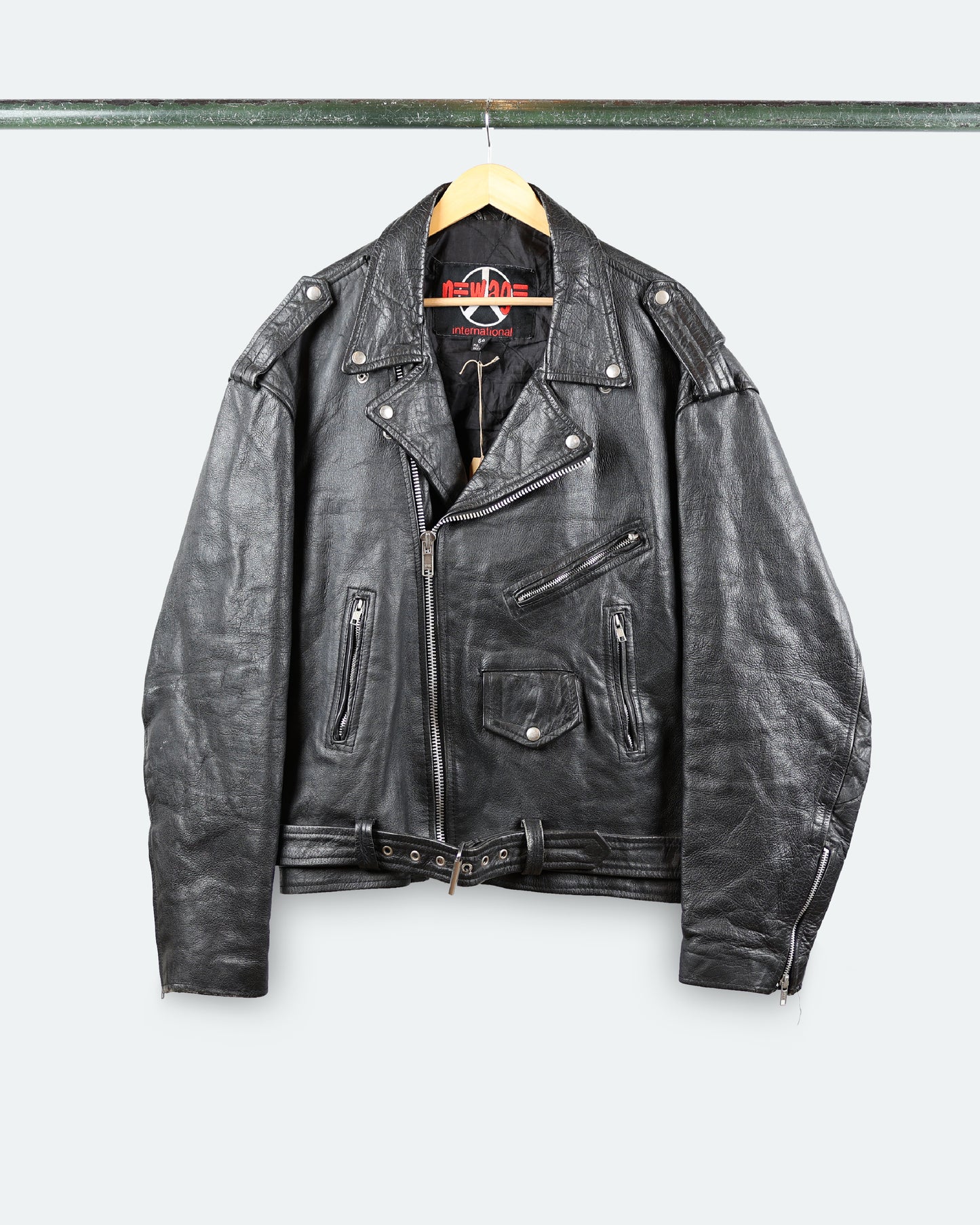 90s New Age Intl. Leather Jacket