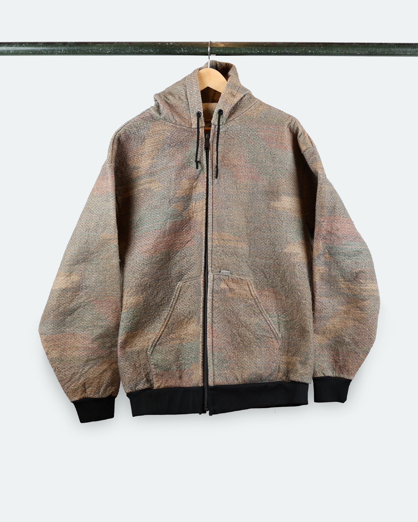 90s Carhartt 401 Aztec Woven Hoodie