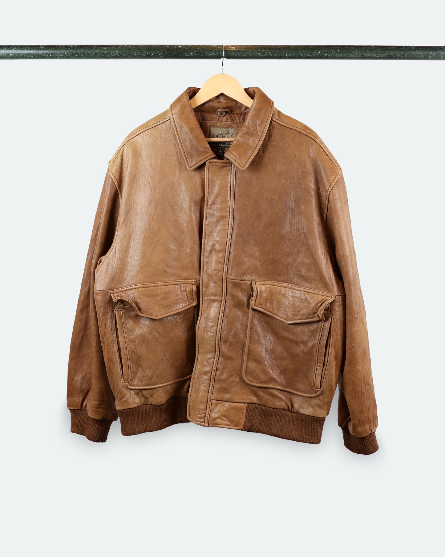90s Cabela's Leather Jacket