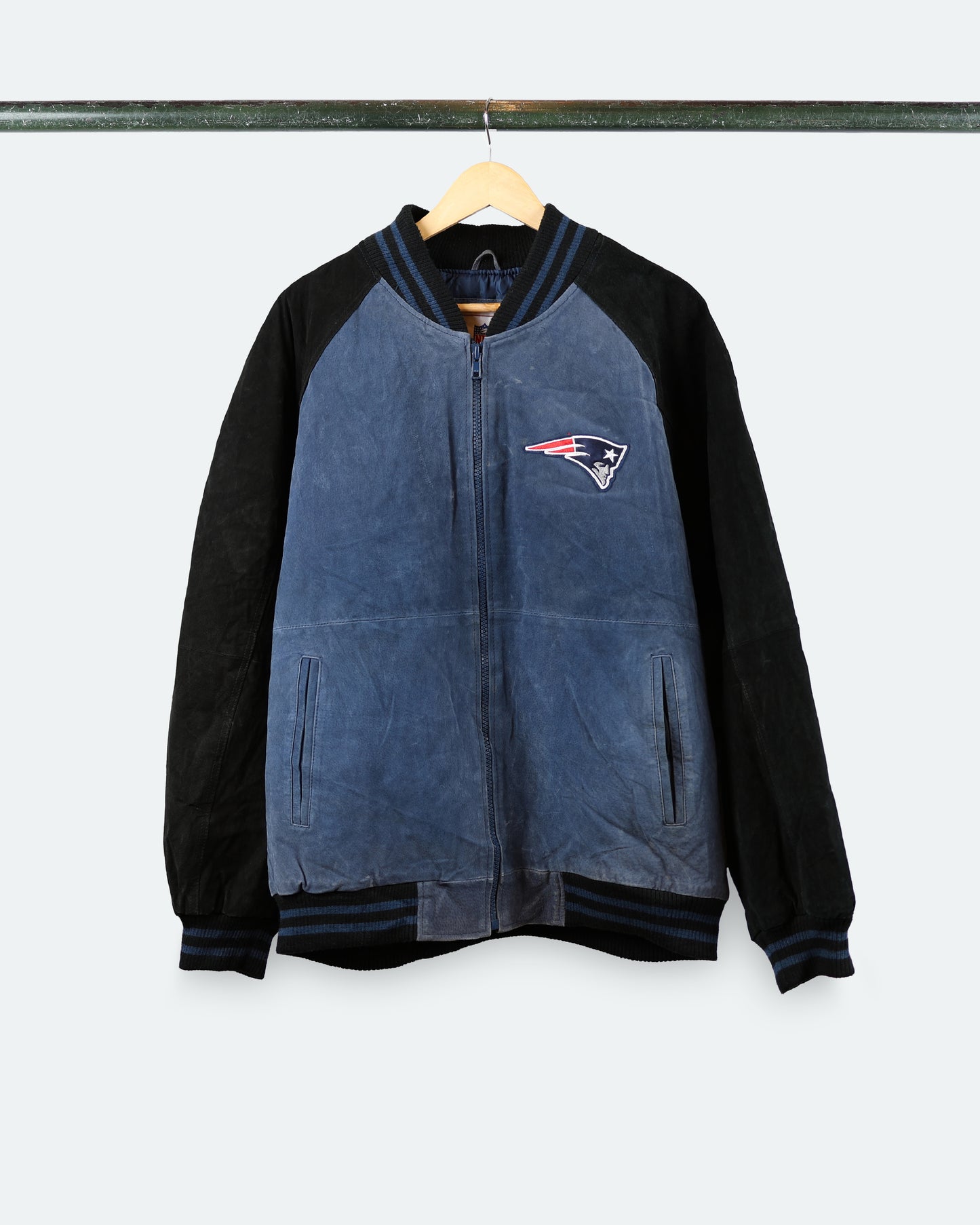 90s Patriots Suede Bomber
