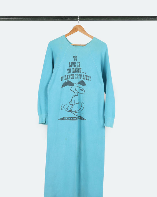 60s Mayo Spruce Peanuts Dress Sweater *Snoopy
