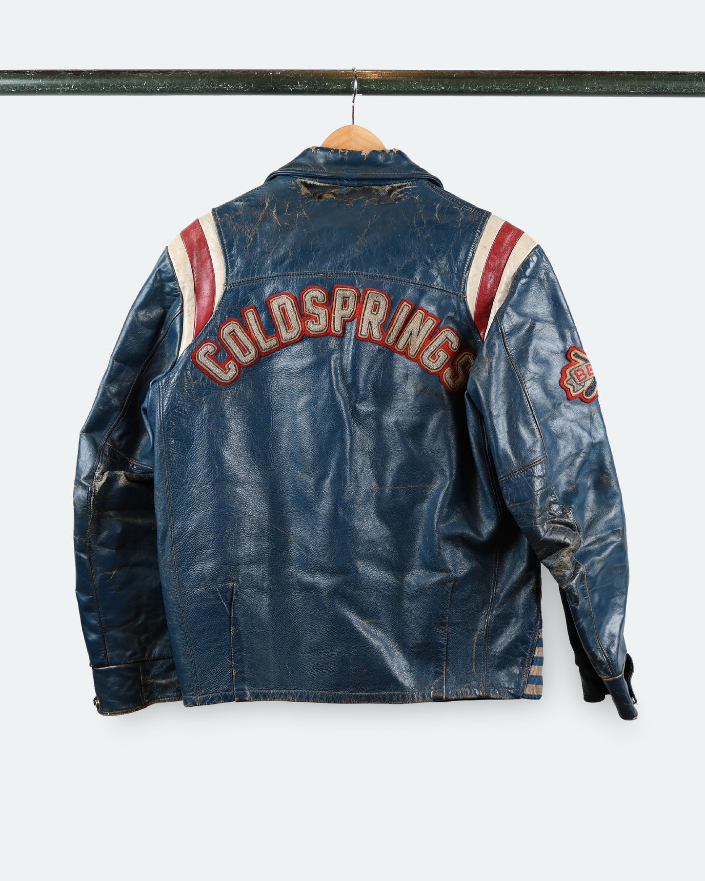 70s 'Cold Springs' Varsity Leather