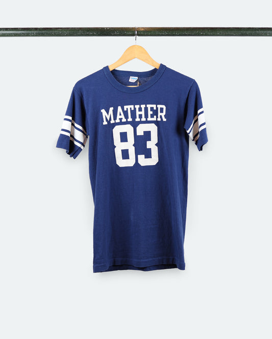 70s Mather #83 Football Tee