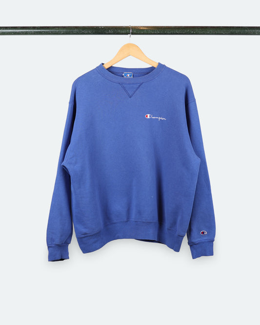 80s Champion Blue Crewneck