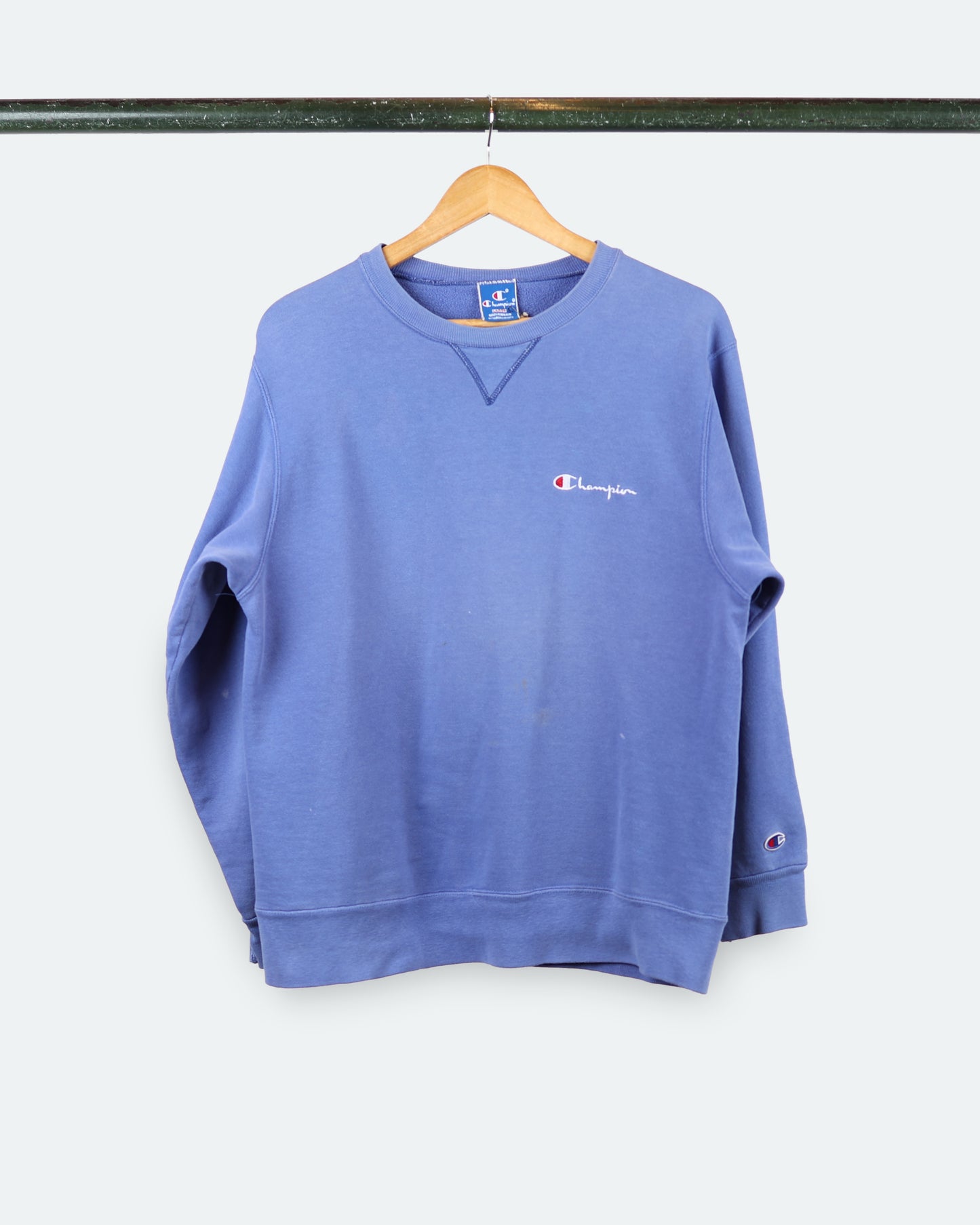 80s Champion Faded Blue Crew