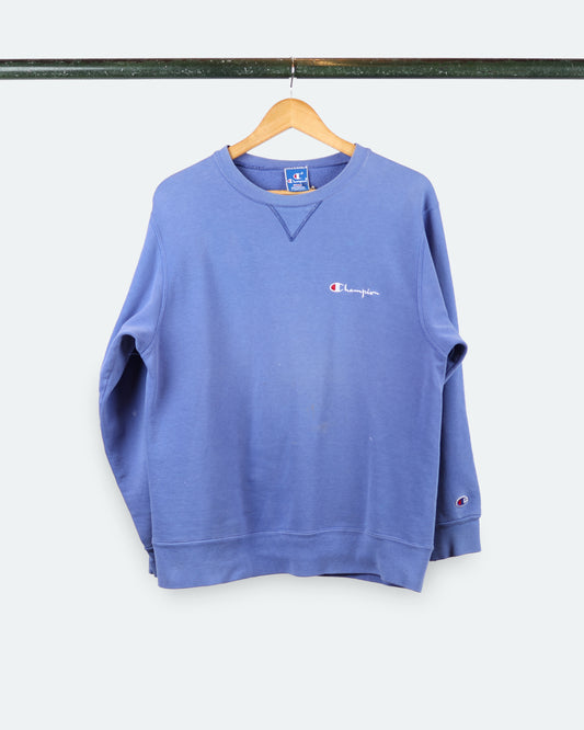 80s Champion Faded Blue Crew