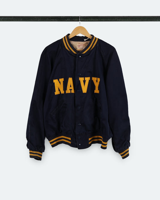 Vtg Eddie Leonard Navy Jacket