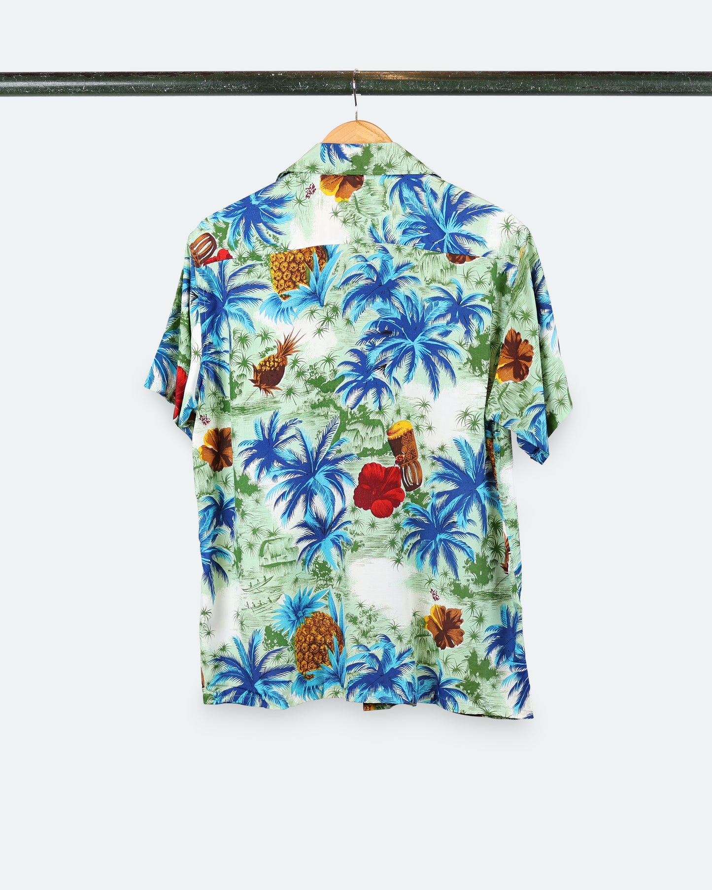 40s Luau Prints Aloha Shirt