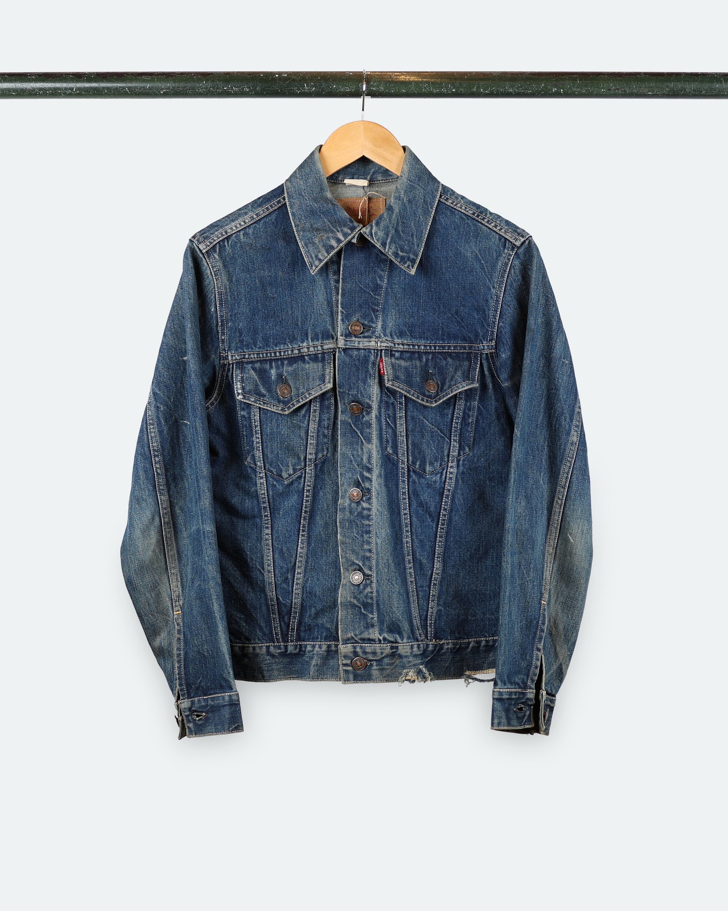 Vintage Levi's Big E *Distressed Dark Denim Trucker