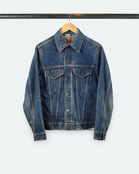 Vintage Levi's Big E *Distressed Dark Denim Trucker