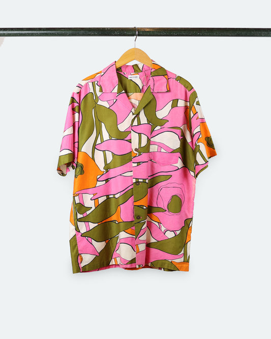 Vintage Made in Hawaii Pink Shirt