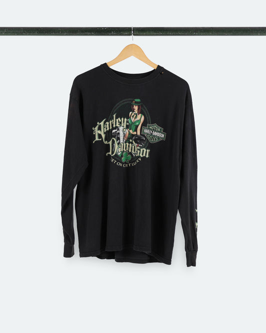00s Harley Davidson 'Get Lucky' L/S