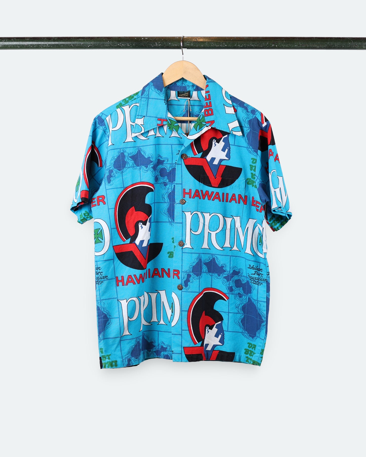 80s Primo Hawaiian Beer Shirt