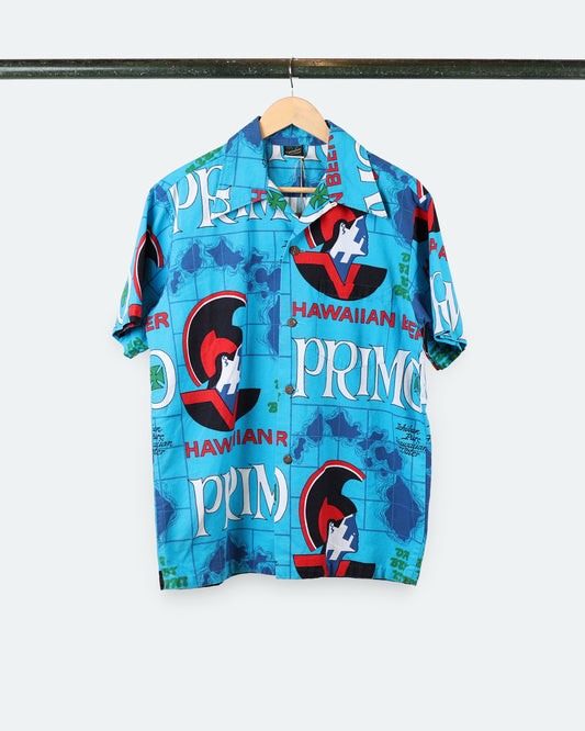 80s Primo Hawaiian Beer Shirt