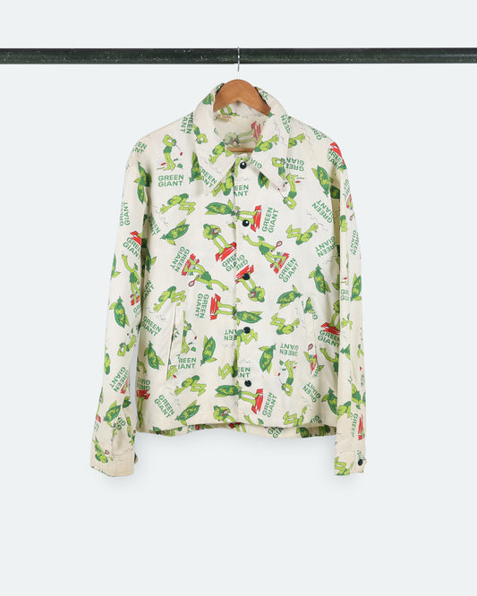 70s Green Giant Coach Jacket