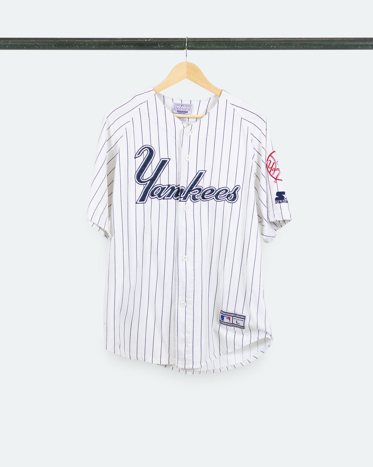 90s Yankees Striped Jersey