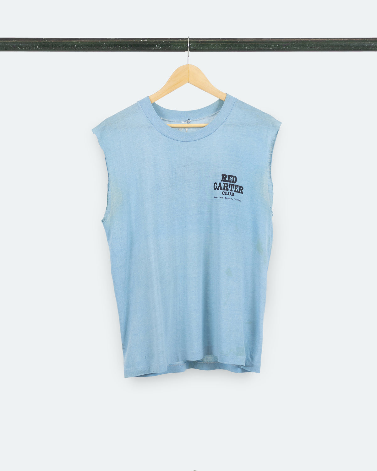 80s Red Garter Club Cut Off