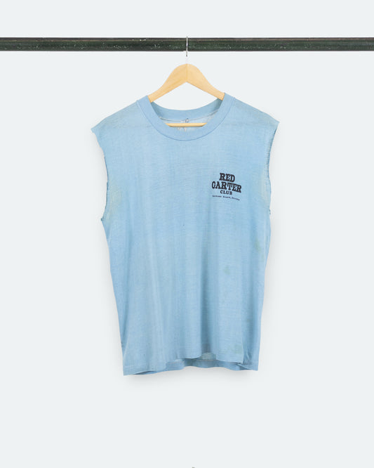 80s Red Garter Club Cut Off