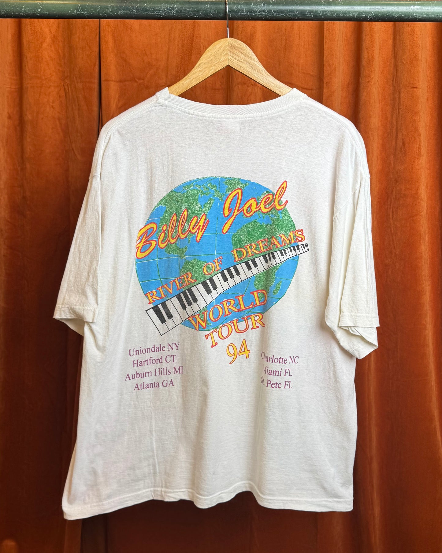 1993/94 Billy Joel River of Dreams Tour Lot Tee