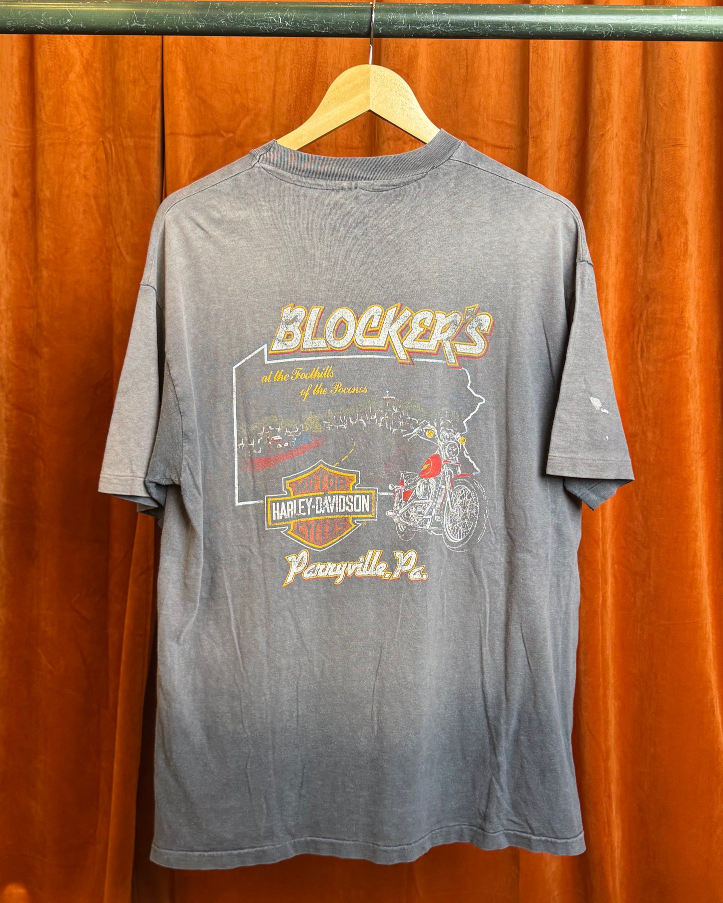 1987 Harley Davidson Pocono Raceway Tee
