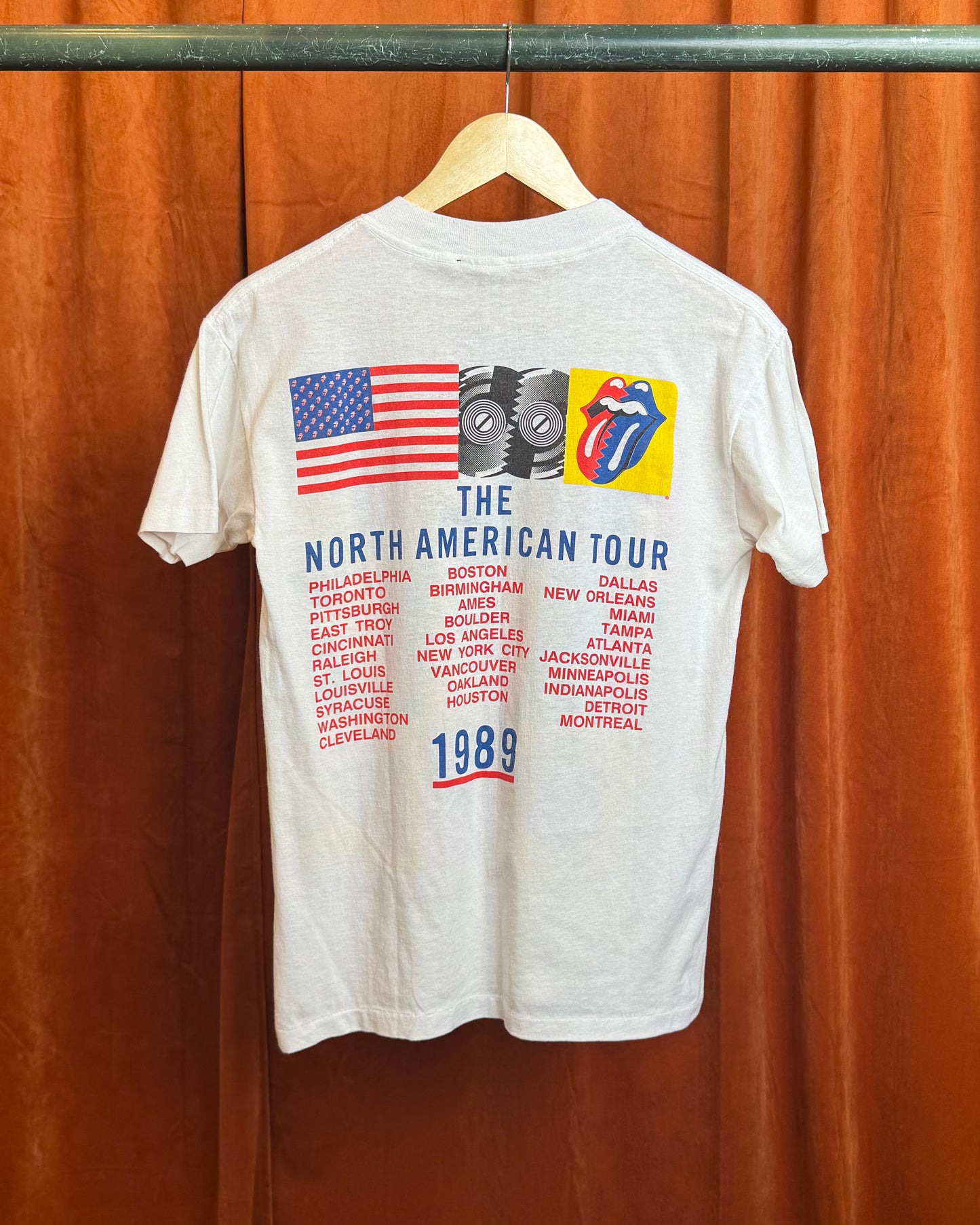 1989 Rolling Stones North American Tour Tee