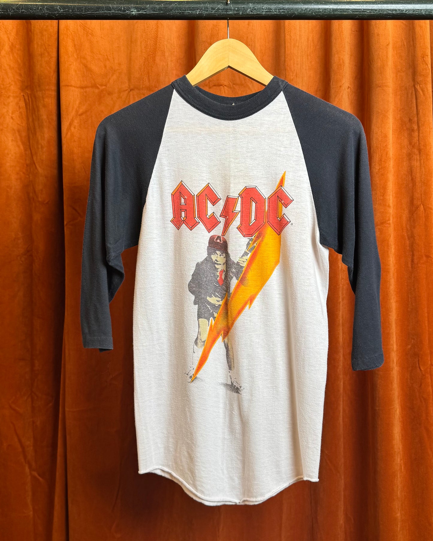 70s AC/DC High Voltage Raglan