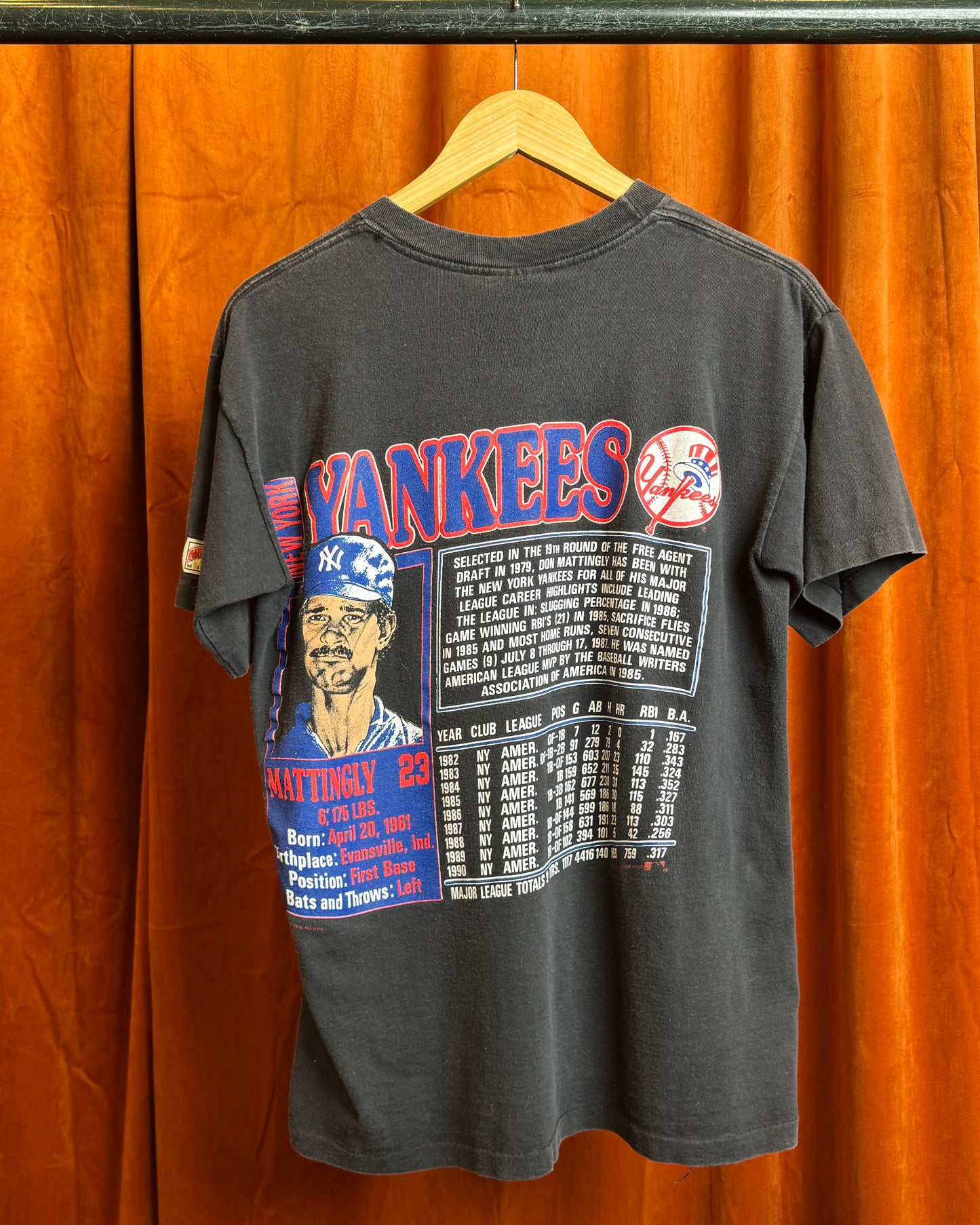 1990 Yankees Don Mattingly Tee