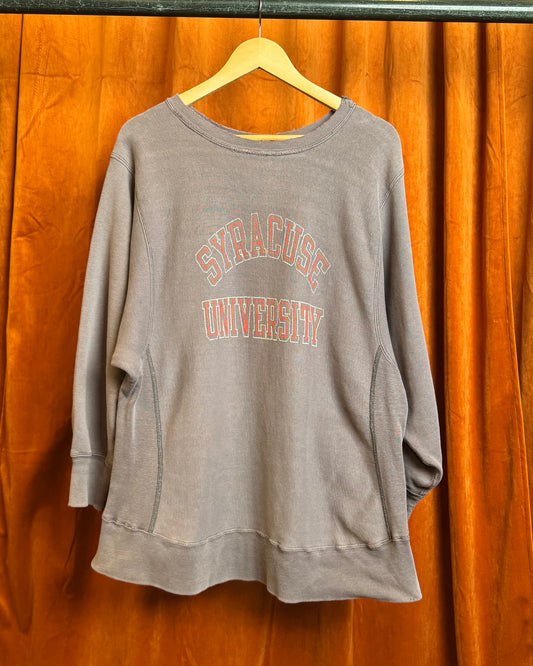80s Champion Reverse Weave Syracuse University Distressed