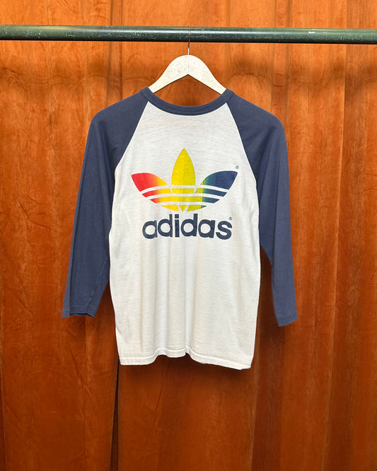 70s Adidas Gradient Logo Raglan