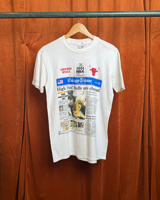 1991 Chicago Bulls Newspaper