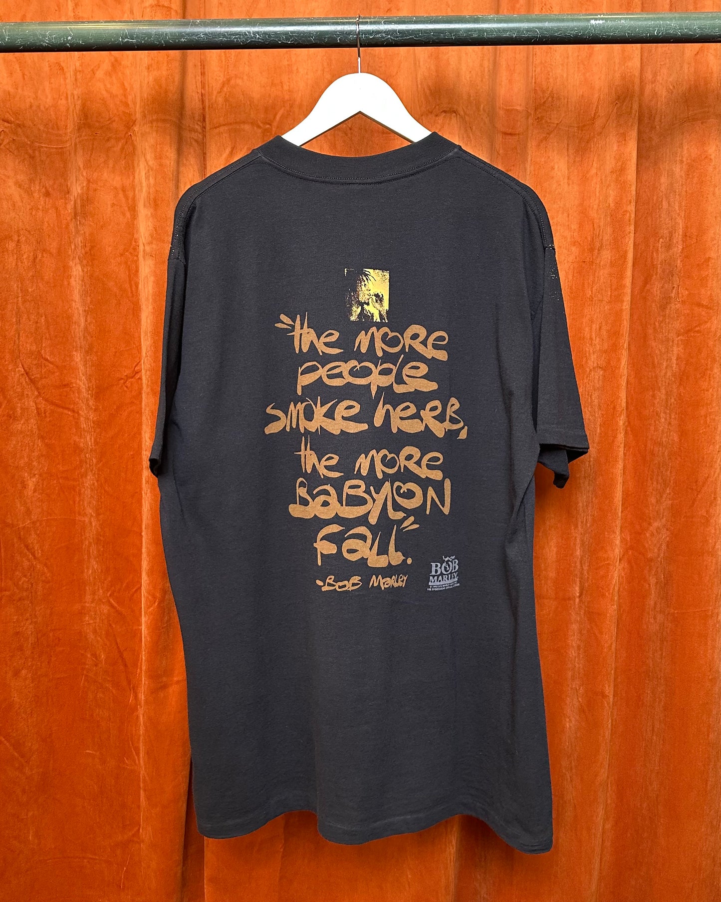 1995 Bob Marley Smoking Tee