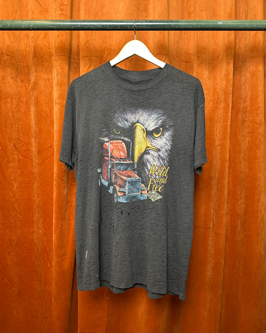 3D Emblem 'Wild and Free' Tee